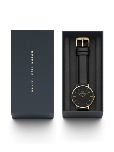 Daniel Wellington Classic Sheffield Black Dial 40 Mm Watch Dw00100127 In Schwarz