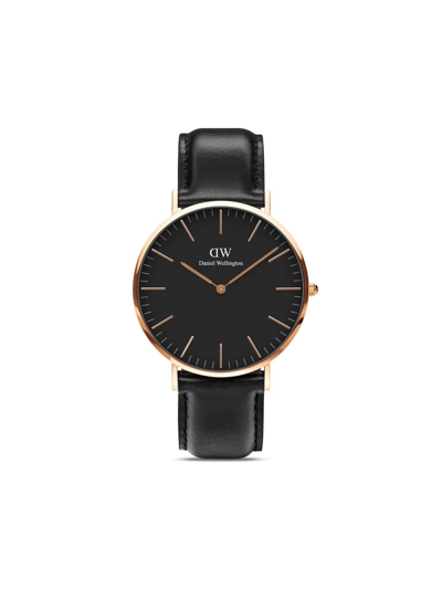 Daniel Wellington Classic Sheffield Black Dial 40 Mm Watch Dw00100127 In Schwarz