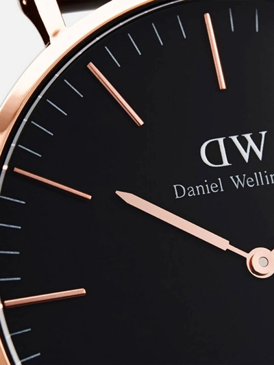Conjugeren taart school Daniel Wellington Classic Sheffield Black Dial 40 Mm Watch Dw00100127 In  Black,gold Tone,pink,rose Gold Tone | ModeSens