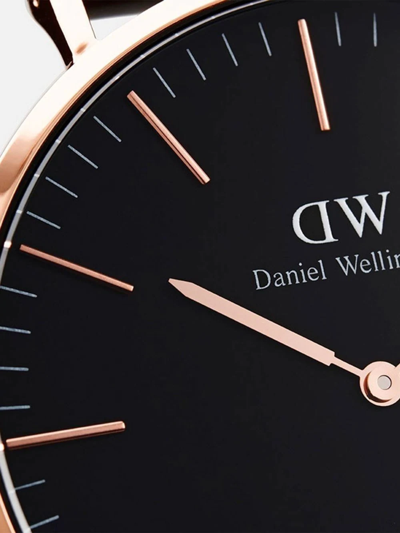 Daniel Wellington Classic Sheffield Black Dial 40 Mm Watch Dw00100127 In Schwarz