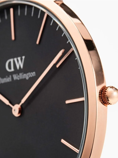 Daniel Wellington Classic Sheffield Black Dial 40 Mm Watch Dw00100127 In Schwarz