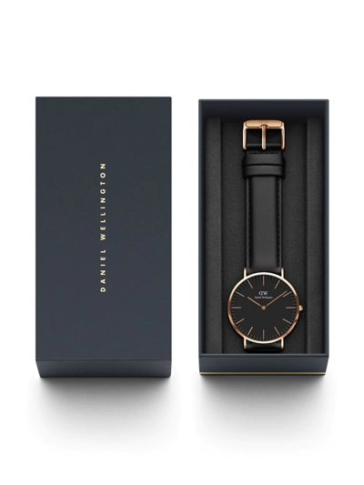 Daniel Wellington Classic Sheffield Black Dial 40 Mm Watch Dw00100127 In Schwarz