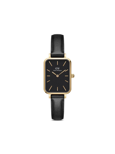 Shop Daniel Wellington Quadro Pressed Sheffield 20x26mm In Schwarz