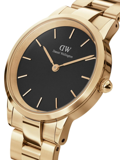 Shop Daniel Wellington Iconic Link 28mm In Schwarz