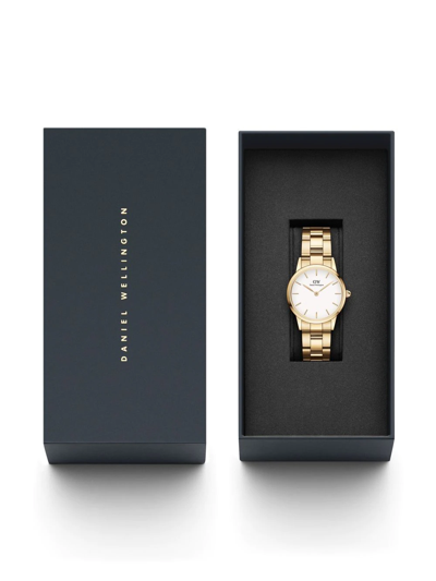 Shop Daniel Wellington Iconic Link 28mm In Gold