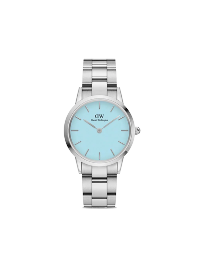 Shop Daniel Wellington Iconic Link Capri 32mm In Blau