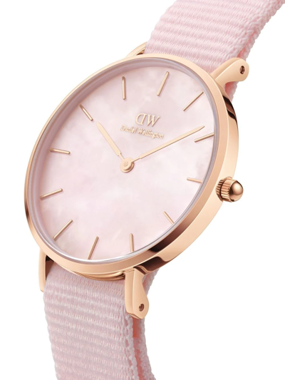 Shop Daniel Wellington Petite Coral 32mm In Rosa