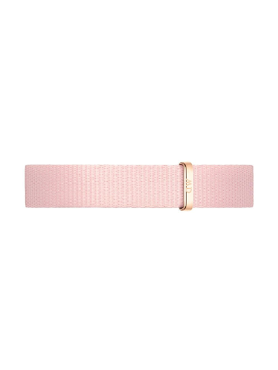 Shop Daniel Wellington Quadro Coral 20x26mm In Rosa