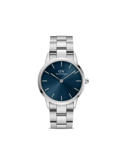 Shop Daniel Wellington Iconic Link 36mm In Blau