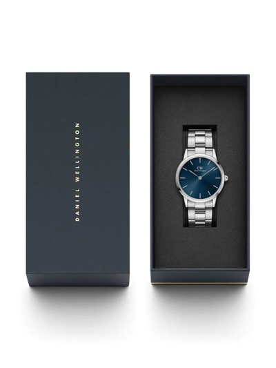 Daniel Wellington Ionic Link Navy Bracelet Watch, 36mm In Blau