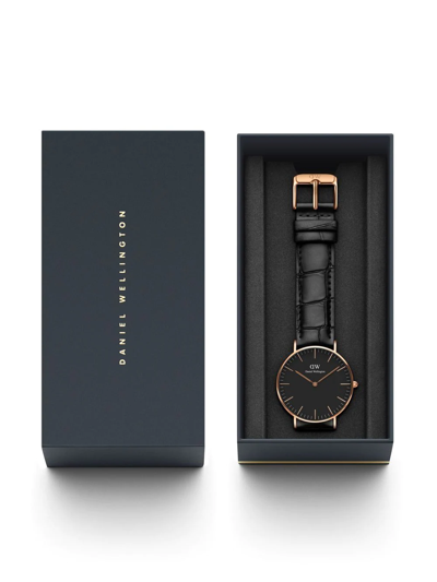 Shop Daniel Wellington Classic Reading 40mm In Schwarz