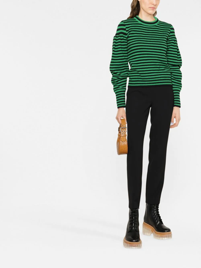 P.a.r.o.s.h Cropped Elasticated Leggings In Schwarz