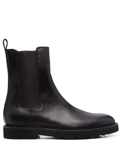 Shop Paul Smith Elton Leather Chelsea Boots In Schwarz