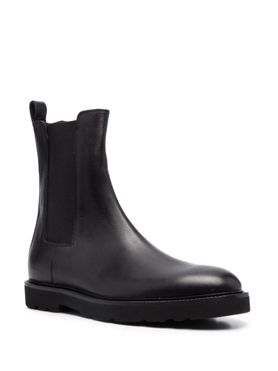 Shop Paul Smith Elton Leather Chelsea Boots In Schwarz