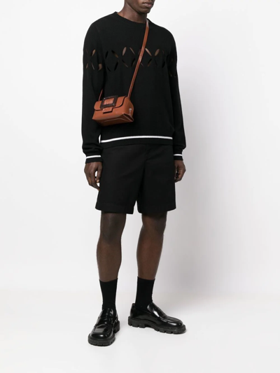 Viktor & Rolf Buckle Up Shoulder Bag In Braun