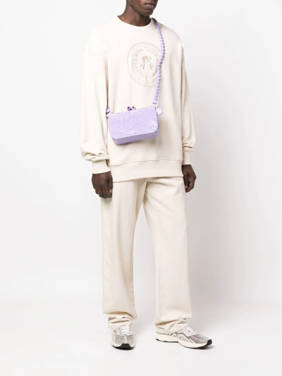 Shop Viktor & Rolf Blossom Shoulder Bag In Violett