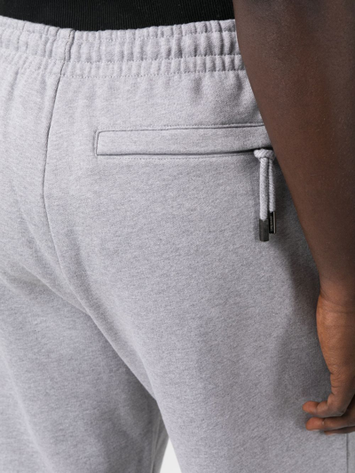 Shop Jacquemus Logo-print Organic Cotton Track Pants In Grau