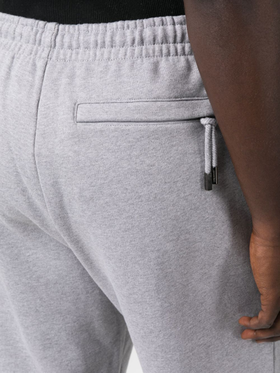 Jacquemus Logo-print Organic Cotton Track Pants In Grau