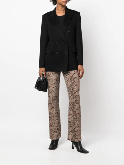 Tagliatore Jasmine Double-breasted Blazer In Schwarz