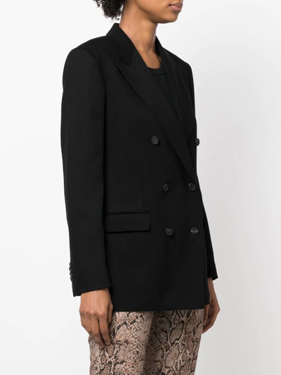 Tagliatore Jasmine Double-breasted Blazer In Schwarz