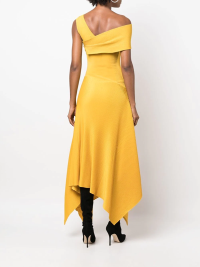 Az Factory Sundance Asymmetric Maxi Dress In Gelb