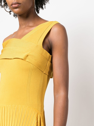 Az Factory Sundance Asymmetric Maxi Dress In Gelb