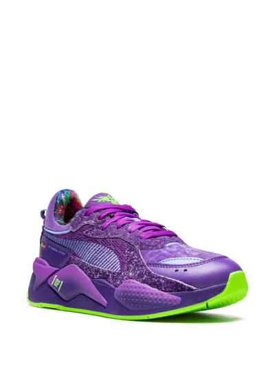 Puma Rs-x Galaxy "purple/prism Violet/green" Sneakers In Purple