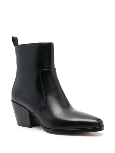 Shop Michael Michael Kors Zipped Ankle Boots In Schwarz