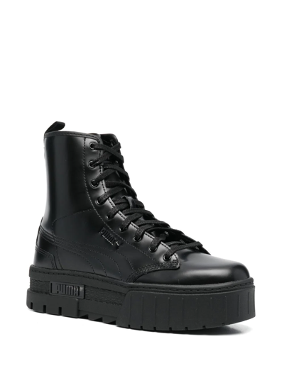 Puma X Dua Lipa Mayze Boots In Schwarz