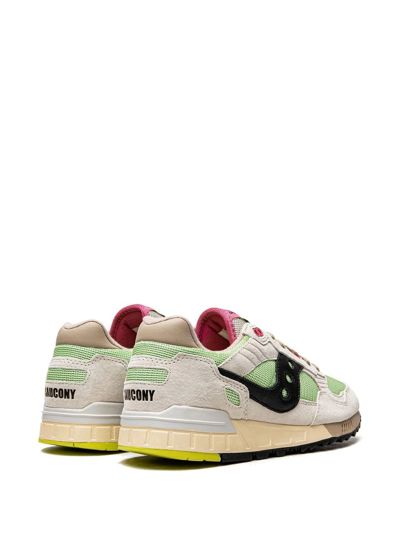 Shop Saucony Shadow 5000 "beige/green" Sneakers In Neutrals