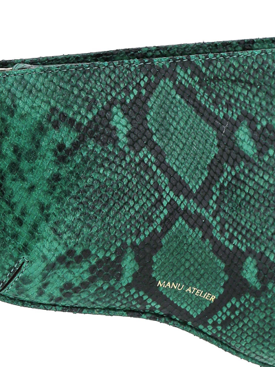 Shop Manu Atelier Curve Bag Green