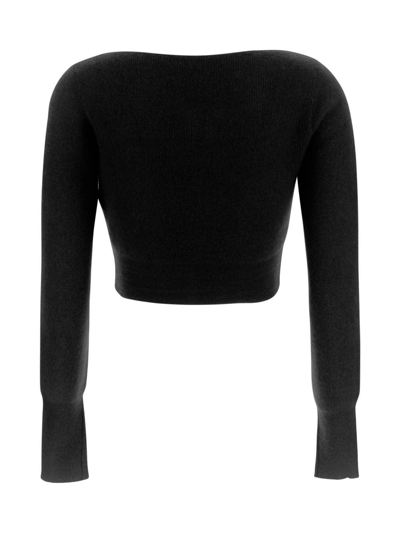 Jacquemus Black Le Papier 'le Cardigan Alzou' Cardigan