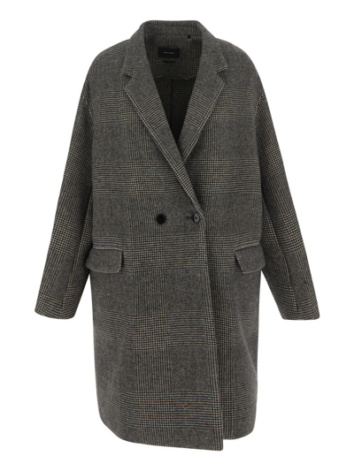Isabel Marant Efegozi Coat In Grey | ModeSens