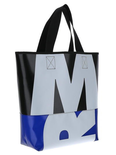 Shop Marni Shopping Bag In Blue
