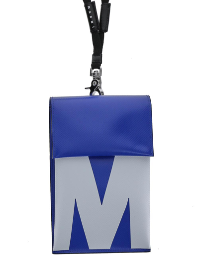 Shop Marni Soft Phone Case In Blue