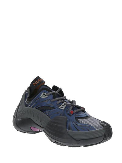 Lanvin Sneakers Flash-x En Mesh Pour Homme In Blue