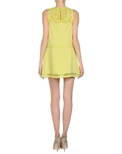 Shop Ermanno Scervino Short Dress In Yellow