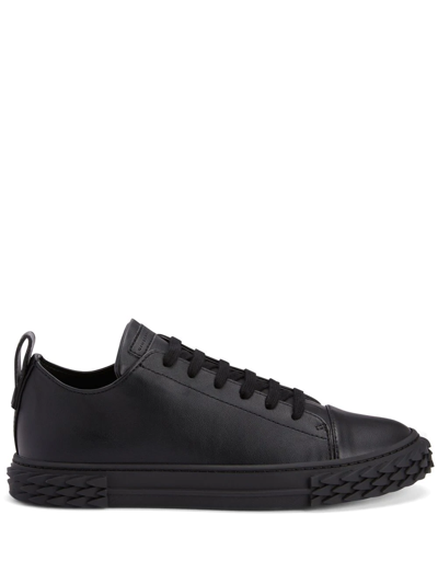 Shop Giuseppe Zanotti Ecoblabber Textured-sole Sneakers In Black