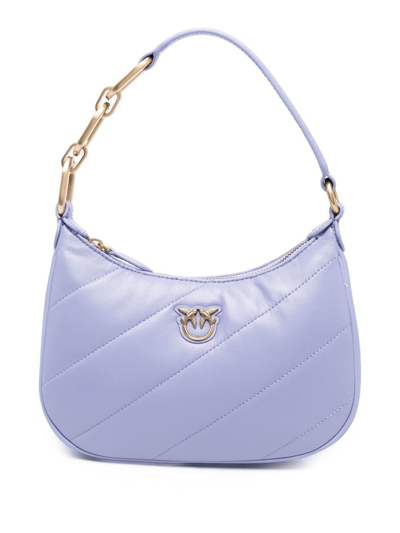 Pinko Love Moon Quilted Tote Bag In Violett
