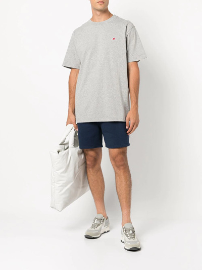 Shop New Balance Short Sleeve T-shirt In Grey