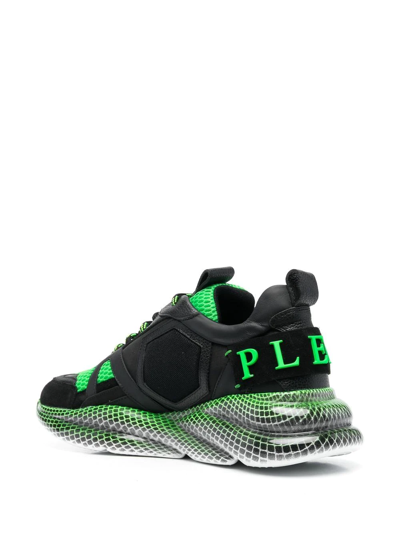 Philipp Plein Runner Lace-up Trainers In Black