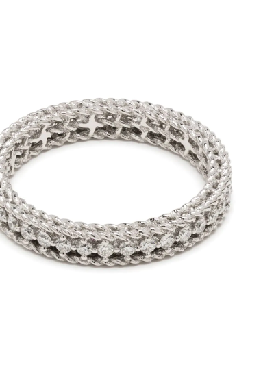 Roberto Coin Women's Symphony 0.43 Tcw Diamond & 18k White Gold Ring In Silver