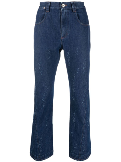 Shop Opening Ceremony Tapered-leg Jeans In Blau