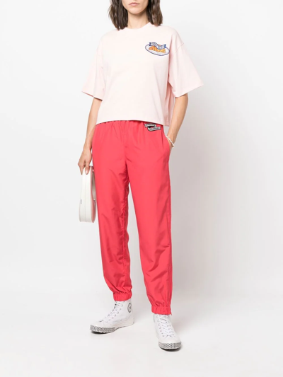 Shop Opening Ceremony Embroidered Logo-patch Joggers In Rot