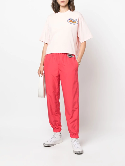 Opening Ceremony Brioches Cropped T-shirt In Rosa