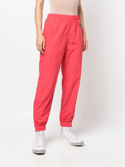 Opening Ceremony Embroidered Logo-patch Joggers In Rot