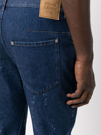 Shop Opening Ceremony Tapered-leg Jeans In Blau