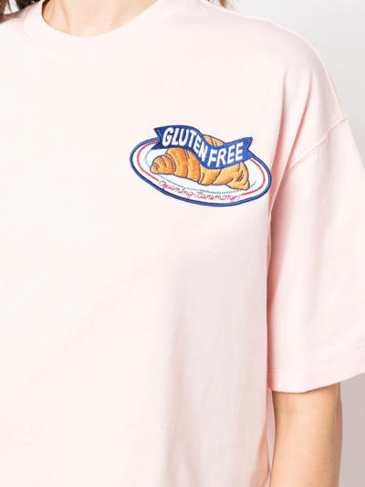 Opening Ceremony Brioches Cropped T-shirt In Rosa