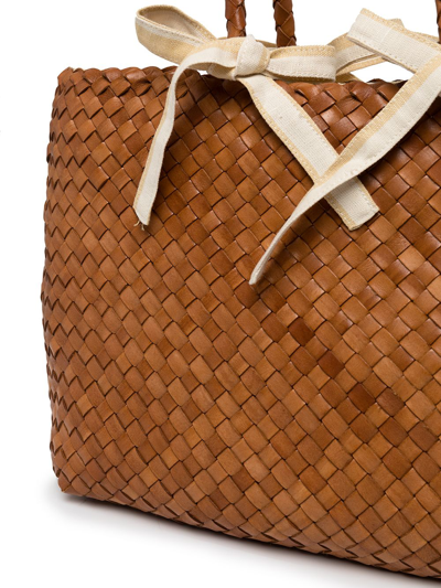 Shop Loeffler Randall Kacey Woven Tote Bag In Brown