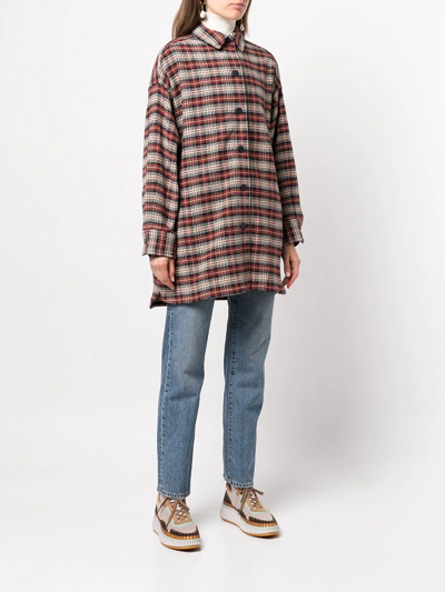 See By Chloé Plaid Check Cotton Shirt In Brown | ModeSens